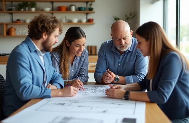 Kitchen Masters India team discussing design plans